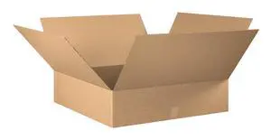 30308 Flat Corrugated Cardboard Box 30" L x 30" W x 8" H, Kraft, For Shipping, Packing and Moving (Pack of 10) 30308 Flat Corrugated Cardboard Box 30" L x 30" W x 8" H, Kraft, For Shipping, Packing and Moving (Pack of 10)