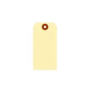 SmartSign Blank Manila Shipping Tags - Pack of 1000, Size-5, 10pt Thick Cardstock Tag, 4.75 x 2.375 inch Paper Hang Tags with Reinforced Fiber Patch (No Attachment) SmartSign Blank Manila Shipping Tags - Pack of 1000, Size-5, 10pt Thick Cardstock Tag, 4.75 x 2.375 inch Paper Hang Tags with Reinforced Fiber Patch (No Attachment)