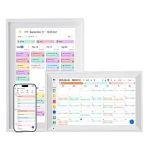 Digital Calendar Wall Touch Screen, 10.1 Inch Electronic Smart Calendars with Google Play & Multi-Calendar Sync, Electronic Planner & Chore Chart for Family Schedules Meal White (WL-10.1-2) Digital Calendar Wall Touch Screen, 10.1 Inch Electronic Smart Calendars with Google Play & Multi-Calendar Sync, Electronic Planner & Chore Chart for Family Schedules Meal White (WL-10.1-2)