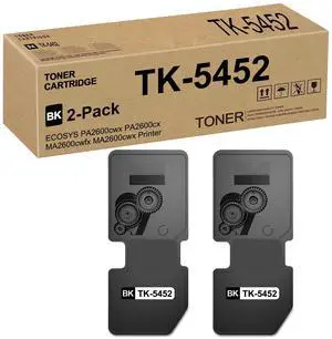 TK5452K TK5452 TK-5452 Toner Cartridge Compatible for Kyocera TK5452K TK-5452 TK5452 Toner for ECOSYS PA2600cwx PA2600cx MA2600cwfx MA2600cwx Printers(Black,4,100 Pages,2 Pack) TK5452K TK5452 TK-5452 Toner Cartridge Compatible for Kyocera TK5452K TK-5452 TK5452 Toner for ECOSYS PA2600cwx PA2600cx MA2600cwfx MA2600cwx Printers(Black,4,100 Pages,2 Pack)