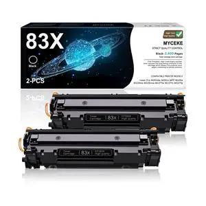 2 Pack 83X Toner Cartridge Black High Yield Replacement for HP 83X CF283X | Compatible for HP Laser Pro M125nw M201dw M225dw M201n M125a M127fn M127fw Printer 2 Pack 83X Toner Cartridge Black High Yield Replacement for HP 83X CF283X | Compatible for HP Laser Pro M125nw M201dw M225dw M201n M125a M127fn M127fw Printer