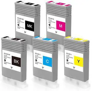 PFI-030 Ink Cartridge 55ML Pigment Ink for Canon ImagePrograf TA-20 TA-30 Printer (5 Pack, Matte Black Cyan Magenta Yellow Black) PFI-030 Ink Cartridge 55ML Pigment Ink for Canon ImagePrograf TA-20 TA-30 Printer (5 Pack, Matte Black Cyan Magenta Yellow Black)