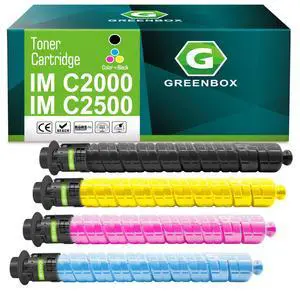IM C2500 C2000 Toner Cartridge 842307 842310 842309 842308, 4 Pack | Compatible for Ricoh Lanier Savin IM C2500 C2000 Series Printers, BK/C/Y/M, Latest Stable Chips IM C2500 C2000 Toner Cartridge 842307 842310 842309 842308, 4 Pack | Compatible for Ricoh Lanier Savin IM C2500 C2000 Series Printers, BK/C/Y/M, Latest Stable Chips