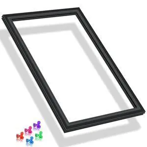 Upgraded WR14X27234 Freezer Door Gasket Compatible with GE Freezer Door Seal Replacement WR14X21197 WR14X21235 4468125 for Hotpoint Refrigerator Door Gasket Replacement Black Fridge Seal 26.57"x17.13" Upgraded WR14X27234 Freezer Door Gasket Compatible with GE Freezer Door Seal Replacement WR14X21197 WR14X21235 4468125 for Hotpoint Refrigerator Door Gasket Replacement Black Fridge Seal 26.57"x17.13"