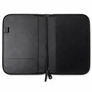 Leather Journal Cover, Zippered, 8.5 x 11 in., Black | Full Grain Leather, Refillable, Fits Spiral & Cahier XXL Notebooks, Handmade, Zipper Closure, Pen Holder Leather Journal Cover, Zippered, 8.5 x 11 in., Black | Full Grain Leather, Refillable, Fits Spiral & Cahier XXL Notebooks, Handmade, Zipper Closure, Pen Holder