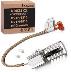 Compatible With DVTH-5310, NX58h5600SS, WB13K21 Gas Range Oven Igniter - (NR038KX) Premium Oven Igniter Replacement Oven Igniter & Electric Gas Stove in THOR, LRG and HRG Series by Surface Igniter Compatible With DVTH-5310, NX58h5600SS, WB13K21 Gas Range Oven Igniter - (NR038KX) Premium Oven Igniter Replacement Oven Igniter & Electric Gas Stove in THOR, LRG and HRG Series by Surface Igniter