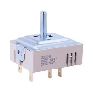 PER001-12LG D EBF62174907 Surface Element Control Switch, Replacement Burner Infinite Switch for LG Electric Range, Compatible with EBF62174902 EBF62174904 PER001-12LG D EBF62174907 Surface Element Control Switch, Replacement Burner Infinite Switch for LG Electric Range, Compatible with EBF62174902 EBF62174904