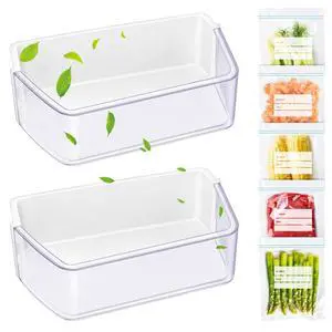 (2 PACK) UPGRADED DA97-17255A Refrigerator Door Shelf Bin Replacement Compatible with Samsung Refrigerator Door Shelf Right Replacement Parts RF265BEAESG, RF265BEAESR, PS12591479 Door Shelves (2 PACK) UPGRADED DA97-17255A Refrigerator Door Shelf Bin Replacement Compatible with Samsung Refrigerator Door Shelf Right Replacement Parts RF265BEAESG, RF265BEAESR, PS12591479 Door Shelves