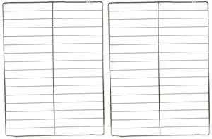 WB48T10011 Oven Rack for Range GE, Ken-More Oven 261083, AP2031155, EAP249581, PS249581, 24" x 17.7", 2 pk WB48T10011 Oven Rack for Range GE, Ken-More Oven 261083, AP2031155, EAP249581, PS249581, 24" x 17.7", 2 pk