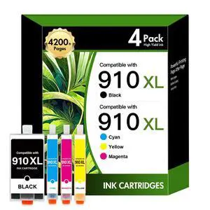 910XL 910 8020 Ink Cartridges Combo Pack Replacement for HP Printer 910 XL 910XL/910 Black and Color Multipack for OfficeJet Pro 8020 8015 8035 8025 8010 8018 8028 8022 8030 Printer 910XL 910 8020 Ink Cartridges Combo Pack Replacement for HP Printer 910 XL 910XL/910 Black and Color Multipack for OfficeJet Pro 8020 8015 8035 8025 8010 8018 8028 8022 8030 Printer