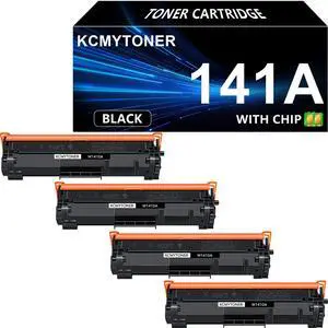 W1410a Compatible for HP 141A Toner Cartridge Black for LaserJet Pro M110w MFP M140w M139w(4 Pack) W1410a Compatible for HP 141A Toner Cartridge Black for LaserJet Pro M110w MFP M140w M139w(4 Pack)