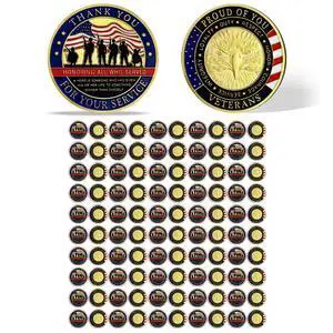 100Pcs Military Challenge Coins Set, Veteran Honor Coins | Thank You for Your Service, Military Appreciation Gifts for Men & Women, Service Recognition, Bulk Veterans Day Gifts 100Pcs Military Challenge Coins Set, Veteran Honor Coins | Thank You for Your Service, Military Appreciation Gifts for Men & Women, Service Recognition, Bulk Veterans Day Gifts