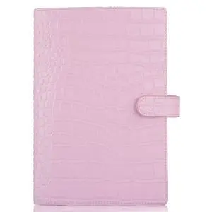 Genuine Leather a5 Planner Cover Personal Organizer, Compatible with Stalogy Hobonichi A5 Size Planner Notebooks (Croco-Pink) Genuine Leather a5 Planner Cover Personal Organizer, Compatible with Stalogy Hobonichi A5 Size Planner Notebooks (Croco-Pink)