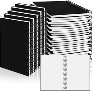 50 Pcs Black Sketch Book Blank Spiral Notebook Unlined Soft Cover Kraft Drawing Book Notepad Bulk for Students Artist School Travel Office Supplies 100 Pages/ 50 Sheets 7.5'' x 5.1'' 50 Pcs Black Sketch Book Blank Spiral Notebook Unlined Soft Cover Kraft Drawing Book Notepad Bulk for Students Artist School Travel Office Supplies 100 Pages/ 50 Sheets 7.5'' x 5.1''