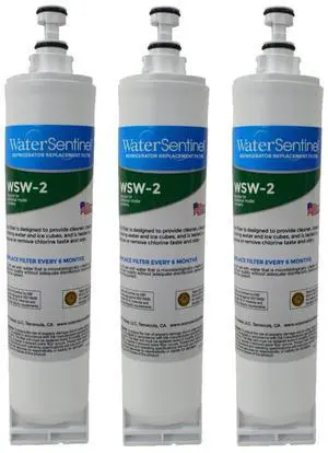 WSW-2 Refrigerator Replacement Filter Fits Whirlpool Filter 5, Kitchenaid, Thermador, Kenmore, Maytag, Puriclean (3-Pack) WSW-2 Refrigerator Replacement Filter Fits Whirlpool Filter 5, Kitchenaid, Thermador, Kenmore, Maytag, Puriclean (3-Pack)