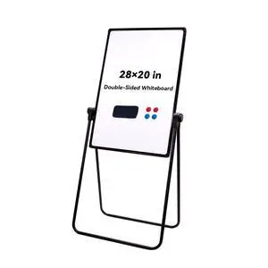 Magnetic Whiteboard with Stand, 28"x20" Double Sided Dry Erase Board, Height Adjustable Flipchart Easel, Portable Foldable U Standing White Board for Home, Office, Restaurant, Classroom Magnetic Whiteboard with Stand, 28"x20" Double Sided Dry Erase Board, Height Adjustable Flipchart Easel, Portable Foldable U Standing White Board for Home, Office, Restaurant, Classroom
