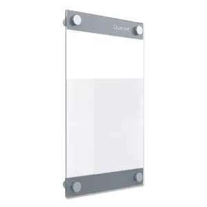 Glass Whiteboard, Magnetic Dry Erase Board, 8-1/2" x 11", with Customizable Templates, White Dry Erase Surface, Infinity (GI8511) Glass Whiteboard, Magnetic Dry Erase Board, 8-1/2" x 11", with Customizable Templates, White Dry Erase Surface, Infinity (GI8511)