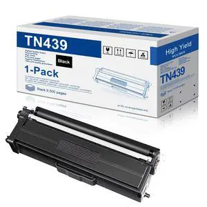 TN-439 TN439 Black Toner Cartridge Replacement for Brother TN439 TN439BK TN-439BK HL-L8260CDW HL-L8360CDW MFC-L8610CDW MFC-L8900CDW HL-L9310CDW Printer Toner (Black, 1-Pack) TN-439 TN439 Black Toner Cartridge Replacement for Brother TN439 TN439BK TN-439BK HL-L8260CDW HL-L8360CDW MFC-L8610CDW MFC-L8900CDW HL-L9310CDW Printer Toner (Black, 1-Pack)