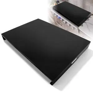 Metal Gas Stove Cover Board, 30 x 22 x 3 Inch Gas Stove Top Covers with Handle, Noodle Board Gas Stove Cover, Fits Home Gas & Electric Stoves, Easy-Clean Kitchen Storage Metal Gas Stove Cover Board, 30 x 22 x 3 Inch Gas Stove Top Covers with Handle, Noodle Board Gas Stove Cover, Fits Home Gas & Electric Stoves, Easy-Clean Kitchen Storage