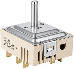 EBF62174907 LG Oven Range Surface Element Infinite Control Switch Replacement PER001-12LG PER001-12S D EBF62174902 EBF62174904 EBF62174907 LG Oven Range Surface Element Infinite Control Switch Replacement PER001-12LG PER001-12S D EBF62174902 EBF62174904