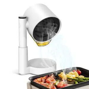 Portable Range Hood: Kitchen Countertop Cooking Exhaust Fan Quiet Smoke Removal - 3-Speed Suction Height & Angle Adjustable Design Dual-layer Filter- Plug-in for Apartments RV BBQ Hot Pot Portable Range Hood: Kitchen Countertop Cooking Exhaust Fan Quiet Smoke Removal - 3-Speed Suction Height & Angle Adjustable Design Dual-layer Filter- Plug-in for Apartments RV BBQ Hot Pot