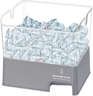 Upgraded W11129522 Refrigerator Ice Bucket Compatible with Whirlpool Ice Maker Replacement Parts, W10564750 Whirlpool Ice Bucket Removable Ice Bin,KRMF706EBS01,KRFF707ESS01 Ice Container Assembly Upgraded W11129522 Refrigerator Ice Bucket Compatible with Whirlpool Ice Maker Replacement Parts, W10564750 Whirlpool Ice Bucket Removable Ice Bin,KRMF706EBS01,KRFF707ESS01 Ice Container Assembly
