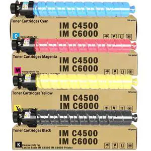 IM C4500 IM C6000 Toner Cartridge for Ricoh IMC4500 IMC6000 Printer | IMC4500 IMC6000 Toner Cartridges Replacement for Ricoh Lanier Savin IM C4500 IM C6000 Printer Black Cyan Magenta Yellow IM C4500 IM C6000 Toner Cartridge for Ricoh IMC4500 IMC6000 Printer | IMC4500 IMC6000 Toner Cartridges Replacement for Ricoh Lanier Savin IM C4500 IM C6000 Printer Black Cyan Magenta Yellow