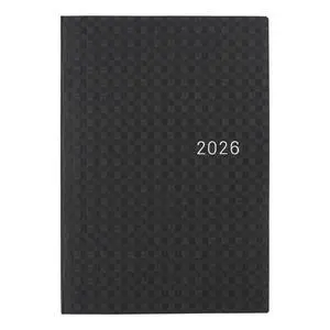 Hobonichi Techo HON A6 2026 Paper Series: Black Gingham (English, January Start Planner) Hobonichi Techo HON A6 2026 Paper Series: Black Gingham (English, January Start Planner)