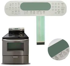 9756559ES Switch Membrane Compatible with Whirlpool Range Oven WP9756559ES /PS11747180/1066317/AP6013948 - Easy Install for Electric Stove & Oven Control Panel 9756559ES Switch Membrane Compatible with Whirlpool Range Oven WP9756559ES /PS11747180/1066317/AP6013948 - Easy Install for Electric Stove & Oven Control Panel