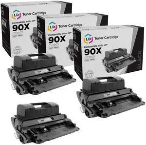 Products Compatible Toner Replacement for HP 90X CE390X (BK 3PK) | For HP LaserJet 600 M602/M603 & M4555 MFP (US only). 24,000-page yie. Not for M601. Compatible, not OEM/HP Products Compatible Toner Replacement for HP 90X CE390X (BK 3PK) | For HP LaserJet 600 M602/M603 & M4555 MFP (US only). 24,000-page yie. Not for M601. Compatible, not OEM/HP