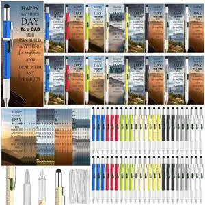 100 Sets 6 in 1 Multi Toolpen Fathers Day Dad Gifts for Men Church Christian Gifts Bulk with Religious Bible Cards, Tools Gadgets Stocking Stuffers for Adults Husband Boyfriend (Multicolor) 100 Sets 6 in 1 Multi Toolpen Fathers Day Dad Gifts for Men Church Christian Gifts Bulk with Religious Bible Cards, Tools Gadgets Stocking Stuffers for Adults Husband Boyfriend (Multicolor)
