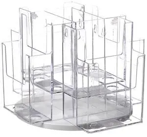 252805 8-Pocket Tri-Fold Brochure Counter Display Revolves on a 9" Base 252805 8-Pocket Tri-Fold Brochure Counter Display Revolves on a 9" Base