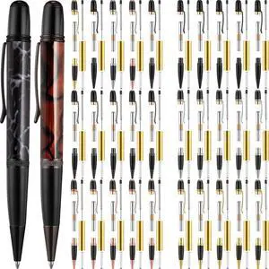 30 Pack Woodturning Pen Kit Twist Ballpoint Pen Kit with Refill Copper for DIY Classroom Supplies Teacher Student Friends Gift 30 Pack Woodturning Pen Kit Twist Ballpoint Pen Kit with Refill Copper for DIY Classroom Supplies Teacher Student Friends Gift