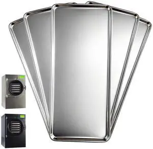 Metal Trays for Harvest Right Home Pro Freeze Dryer-Heavy-Duty 304 Stainless Steel,Custom-Made Fit for Medium Harvest Right Freeze Dryer (Medium-5pack) Metal Trays for Harvest Right Home Pro Freeze Dryer-Heavy-Duty 304 Stainless Steel,Custom-Made Fit for Medium Harvest Right Freeze Dryer (Medium-5pack)