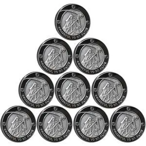 Grateful to Be Alive Sobriety Chip AA Coins and Medallions Recovery Anniversary Token (Pack of 10) Grateful to Be Alive Sobriety Chip AA Coins and Medallions Recovery Anniversary Token (Pack of 10)