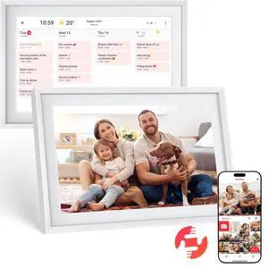 10.1 Inch Digital Calendar & WiFi Digital Photo Frame | Smart Schedule Machine,FHD IPS Touch Screen,Remote Photo Video Upload,Multi-User Sharing,Stylish Minimalist,Home Decor 10.1 Inch Digital Calendar & WiFi Digital Photo Frame | Smart Schedule Machine,FHD IPS Touch Screen,Remote Photo Video Upload,Multi-User Sharing,Stylish Minimalist,Home Decor