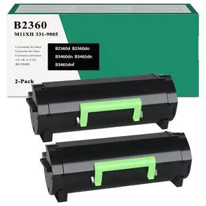 B2360 2360dn B2360dn Toner Cartridge High Yield for Dell b3460dn Toner Replacement for Dell 2360dn Toner Cartridge M11XH 331-9805 B2360 2360dn B2360dn Toner Cartridge High Yield for Dell b3460dn Toner Replacement for Dell 2360dn Toner Cartridge M11XH 331-9805