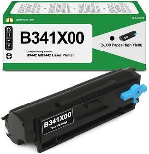 B341X00 Toner Cartridge Extra High Yield Compatible with Lexmark B341X00 Black Toner Cartridge Replacement for Lexmark B3442 MB3442 MB3442i B3442dw MB3442adw Laser Printer(6,000 Pages) B341X00 Toner Cartridge Extra High Yield Compatible with Lexmark B341X00 Black Toner Cartridge Replacement for Lexmark B3442 MB3442 MB3442i B3442dw MB3442adw Laser Printer(6,000 Pages)