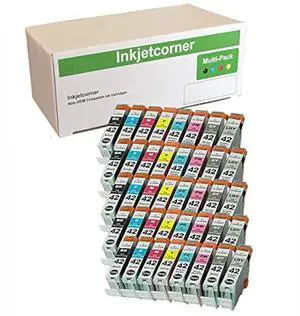 Compatible CLI-42 Ink Cartridges for Pro-100 (40-Pack) | 5 Black, 5 Cyan, 5 Magenta, 5 Yellow, 5 Photo Cyan, 5 Photo Magenta, 5 Gray, 5 Light Gray Compatible CLI-42 Ink Cartridges for Pro-100 (40-Pack) | 5 Black, 5 Cyan, 5 Magenta, 5 Yellow, 5 Photo Cyan, 5 Photo Magenta, 5 Gray, 5 Light Gray