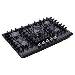30 Inch Gas Cooktop, Built-in 5 Burners Stainless Steel Stove Top Propane/Natural Gas Convertible Dual Fuel Cooktop (Black) 30 Inch Gas Cooktop, Built-in 5 Burners Stainless Steel Stove Top Propane/Natural Gas Convertible Dual Fuel Cooktop (Black)