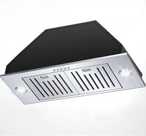 Range Hood Insert 30 Inch, 850 CFM Range Hood Insert, Ducted/Ductless Convertible Insert Range Hood, 3 Speed Vent Hood Insert, Stainless Steel Hood Vent Insert, Black Hood Range Insert,TE77-30-1 Range Hood Insert 30 Inch, 850 CFM Range Hood Insert, Ducted/Ductless Convertible Insert Range Hood, 3 Speed Vent Hood Insert, Stainless Steel Hood Vent Insert, Black Hood Range Insert,TE77-30-1