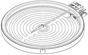 DG47-00064A Range Dual Radiant Surface Element Genuine Original Equipment Manufacturer (OEM) Part DG47-00064A Range Dual Radiant Surface Element Genuine Original Equipment Manufacturer (OEM) Part