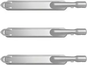 Upgraded 16 1/2" Cast Stainless Steel 304 Burner Compatible with Barbeques Galore Grand Hall Kenmore Grand Turbo NG and LP Models,Replace P02003049B, P02001002E, P1961B, 3 Pack, Sliver Upgraded 16 1/2" Cast Stainless Steel 304 Burner Compatible with Barbeques Galore Grand Hall Kenmore Grand Turbo NG and LP Models,Replace P02003049B, P02001002E, P1961B, 3 Pack, Sliver
