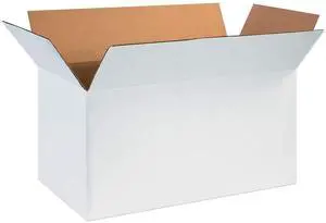 Shipping Boxes Medium White, 24"L x 12"W x 12"H 25-Pack | Corrugated Cardboard Box for Packing, Moving and Storage 24x12x12 241212 Shipping Boxes Medium White, 24"L x 12"W x 12"H 25-Pack | Corrugated Cardboard Box for Packing, Moving and Storage 24x12x12 241212
