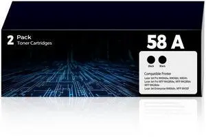 58A Toner Cartridges Black M404dn M428fdw Toner Cartridge Compatible for HP 58A 58X CF258A Toner Cartridge for Laser Jet Enterprise M404dn M404dw M404n M428dw M428fdn MFP M304 M406dn M430f (2 Pack) 58A Toner Cartridges Black M404dn M428fdw Toner Cartridge Compatible for HP 58A 58X CF258A Toner Cartridge for Laser Jet Enterprise M404dn M404dw M404n M428dw M428fdn MFP M304 M406dn M430f (2 Pack)
