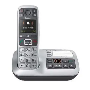 E560A Cordless Phone for Seniors with Answering Machine and SOS Key, Brilliant Sound Quality and Volume Amplification - Made in Germany (Platinum, Pack of 1) E560A Cordless Phone for Seniors with Answering Machine and SOS Key, Brilliant Sound Quality and Volume Amplification - Made in Germany (Platinum, Pack of 1)