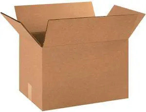 HD1812DW Heavy-Duty Double Wall Corrugated Cardboard Box 18" L x 12" W x 12" H, Kraft, for Shipping, Packing and Moving (Pack of 15) HD1812DW Heavy-Duty Double Wall Corrugated Cardboard Box 18" L x 12" W x 12" H, Kraft, for Shipping, Packing and Moving (Pack of 15)
