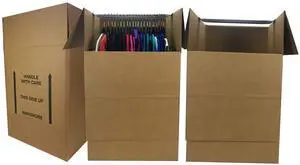 Moving Boxes Bundles Wardrobe Moving Boxes 24x24x40 Inches - Pack of 3 Moving Boxes Bundles Wardrobe Moving Boxes 24x24x40 Inches - Pack of 3