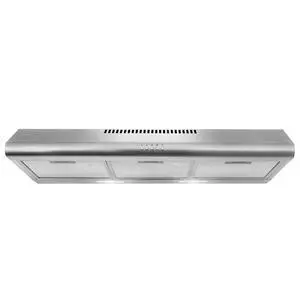 36 in. Delta Coll Ducted Under Cabinet Range Hood, Mesh Filters, Stainless | COS-5MU36 Reusable Filters, LED Lighting, Push Button Controls, 3 Fan Speeds, Slim Profile, Top or Rear Venting 36 in. Delta Coll Ducted Under Cabinet Range Hood, Mesh Filters, Stainless | COS-5MU36 Reusable Filters, LED Lighting, Push Button Controls, 3 Fan Speeds, Slim Profile, Top or Rear Venting