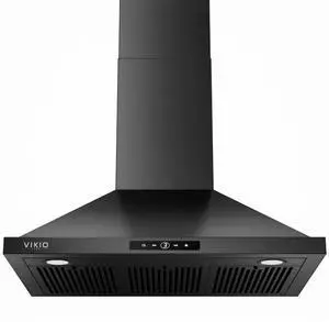 36 Inch Wall Mount Range Hood 580 CFM Convertible Touch Control Black 36 Inch Wall Mount Range Hood 580 CFM Convertible Touch Control Black